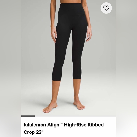 Align High Rise Cropped Legging - Picture 2 of 2